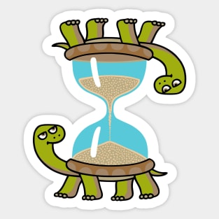 Hourglass Sticker